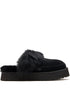 Ugg Australia Disquette Chalet Suede Platform Slippers Black Black
