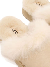 Ugg Australia Platform Slip-On Slippers with Logo Beige