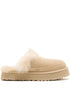 Ugg Australia Platform Slip-On Slippers with Logo Beige