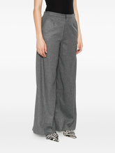 Forte Forte High-Waist Straight-Leg Trousers Grey