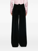 Forte Forte Velvet High-Waisted Five-Pocket Jeans Blue