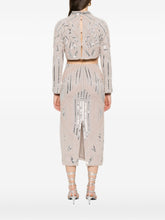 Forte Forte Ivory Sequin and Faux Pearl-Embellished Long-Sleeved Shirt Ivory