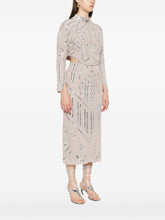 Forte Forte Ivory Sequin and Faux Pearl-Embellished Long-Sleeved Shirt Ivory