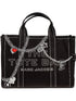 Marc Jacobs Chain-Print Medium Canvas Tote Bag Black