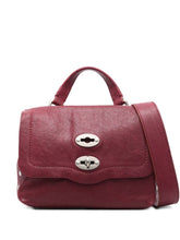 Zanellato Postina Baby Tabacco Leather Shoulder Bag Red