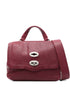 Zanellato Postina Baby Tabacco Leather Shoulder Bag Red