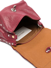 Zanellato Postina Baby Tabacco Leather Shoulder Bag Red