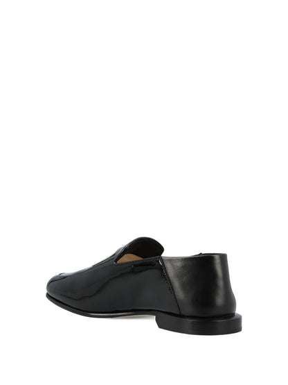 Givenchy Flat Leather Loafers Black black