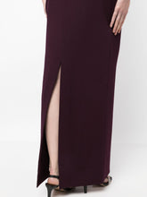 Solace London Joni Square-Neck Floor-Length Maxi Dress Purple