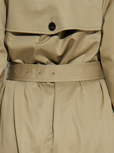 Balenciaga Double-Breasted Belted Trench Coat Beige Beige
