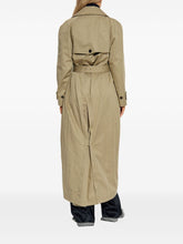 Balenciaga Double-Breasted Belted Trench Coat Beige Beige