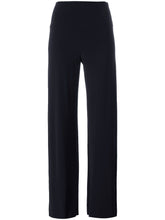 Norma Kamali Straight-Leg Jersey Trousers Blue