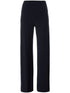 Norma Kamali Straight-Leg Jersey Trousers Blue