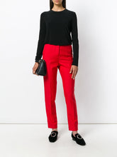 Norma Kamali Long-Sleeve Round-Neck T-Shirt in Black Black