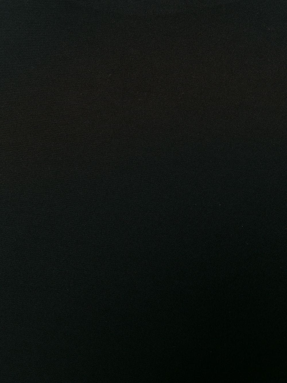 Norma Kamali Long-Sleeve Round-Neck T-Shirt in Black Black