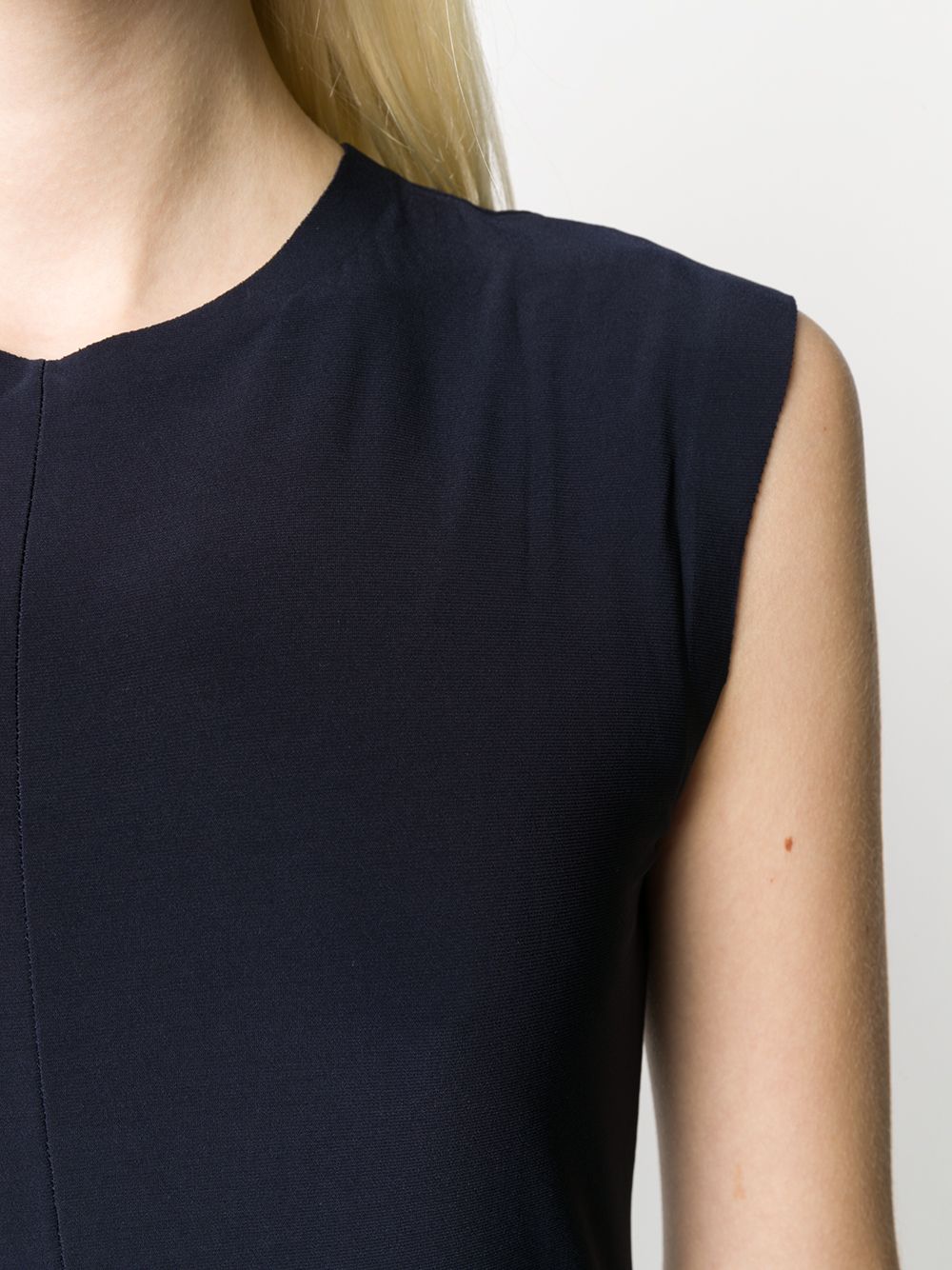 Norma Kamali Sleeveless Blue Jumpsuit Blue