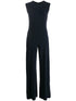 Norma Kamali Sleeveless Blue Jumpsuit Blue