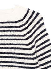 Semicouture Striped Wool-Blend Jumper White White