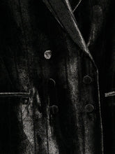 Emporio Armani Double-Breasted Pinstripe Blazer Grey