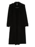 Norma Kamali Oversized Tie-Belt Trench Coat Black black