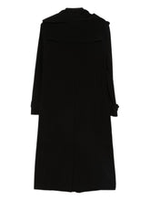 Norma Kamali Oversized Tie-Belt Trench Coat Black black