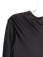 Semicouture Long Grey Flared Sleeve Dress with Rear Zip Grey