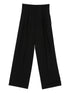 Semicouture Pleated Wool-Blend Trousers Black Black