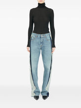 MM6 Maison Margiela Straight-Leg Cotton Jeans Clear Blue clear blue