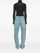 MM6 Maison Margiela Straight-Leg Cotton Jeans Clear Blue clear blue