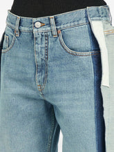 MM6 Maison Margiela Straight-Leg Cotton Jeans Clear Blue clear blue