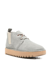 Woolrich Suede Hugger Leather Ankle Boots Grey grey