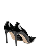 Jimmy Choo Brigitte 100 Patent Leather Pointed-Toe Pumps Black