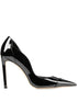Jimmy Choo Brigitte 100 Patent Leather Pointed-Toe Pumps Black