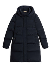 Woolrich Kelly Long Quilted Down Jacket Blue