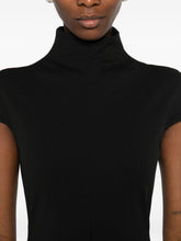 Solace London High Neck Short Sleeve Maxi Dress Black Black