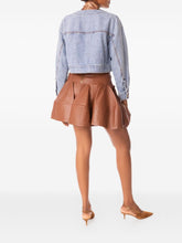 Zimmermann Cropped Denim Jacket in Clear Blue