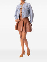 Zimmermann Cropped Denim Jacket in Clear Blue