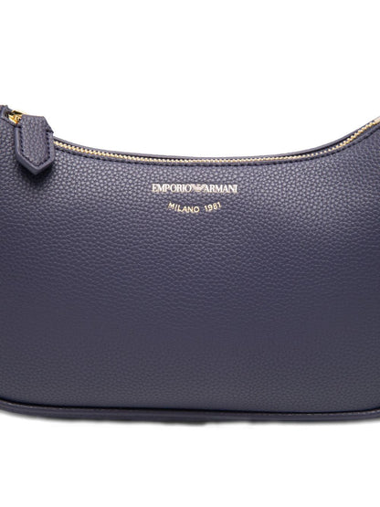 Emporio Armani Blue Baguette Shoulder Bag Blue