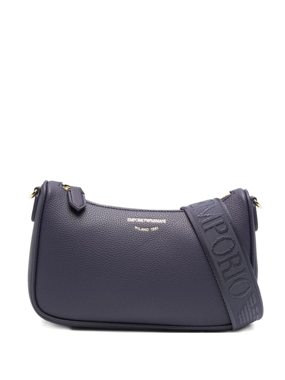 Emporio Armani Blue Baguette Shoulder Bag Blue