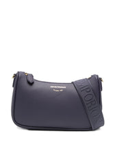 Emporio Armani Blue Baguette Shoulder Bag Blue