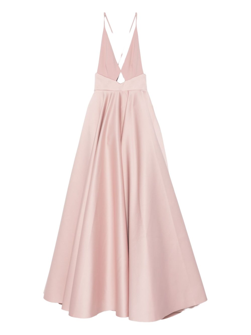 Solace London Avallon Powder Pink Cut-Out Maxi Dress Powder