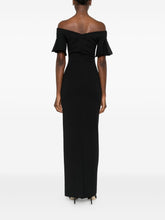Solace London Cielo Off-Shoulder Maxi Dress Black