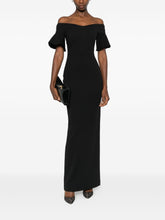 Solace London Cielo Off-Shoulder Maxi Dress Black