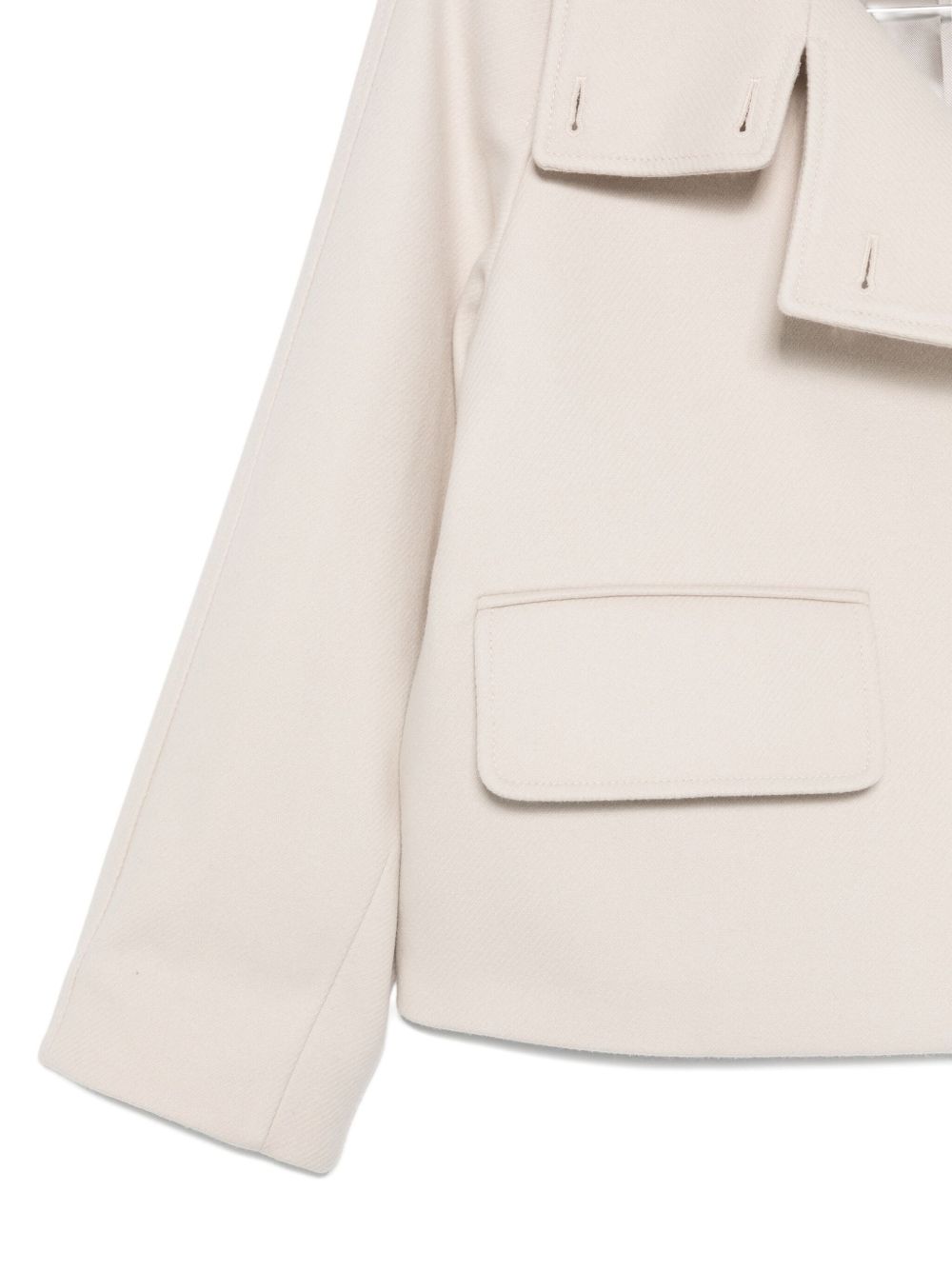 Paul Smith Single-Breasted Wool-Blend Jacket White White