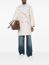 Paul Smith Double-Breasted Wool-Cashmere Coat White