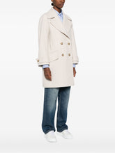 Paul Smith Double-Breasted Wool-Cashmere Coat White
