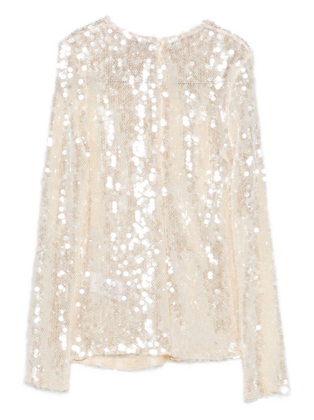 Semicouture White Wool-Blend Sweater White