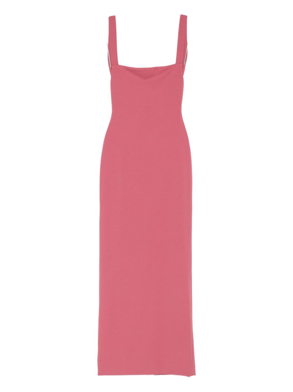 Solace London Joni Dark Pink Square Neck Sleeveless Maxi Dress Pink