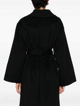 Emporio Armani Single-Breasted Cashmere-Virgin Wool Coat Black