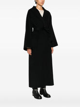 Emporio Armani Single-Breasted Cashmere-Virgin Wool Coat Black